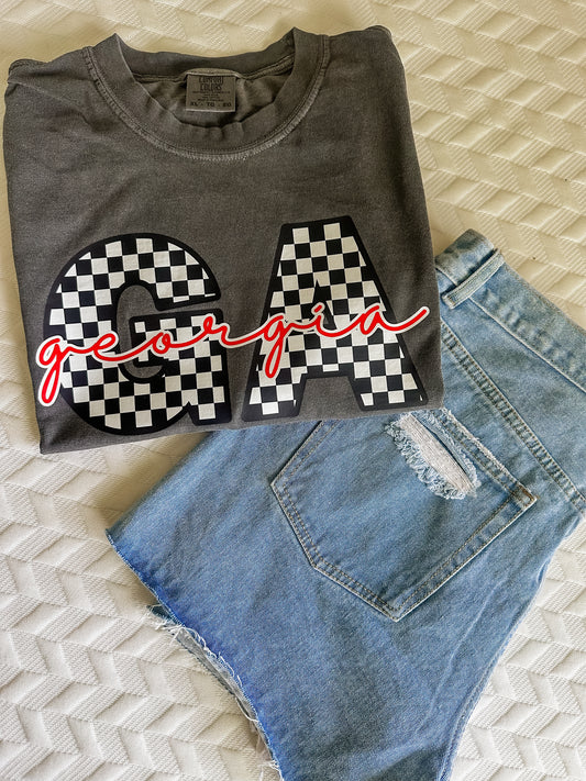 Checkered UGA